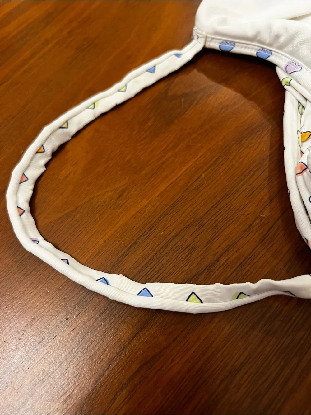 Roller Rabbit Girls One-Shoulder Heart Swimsuit White Multicolor Size 14